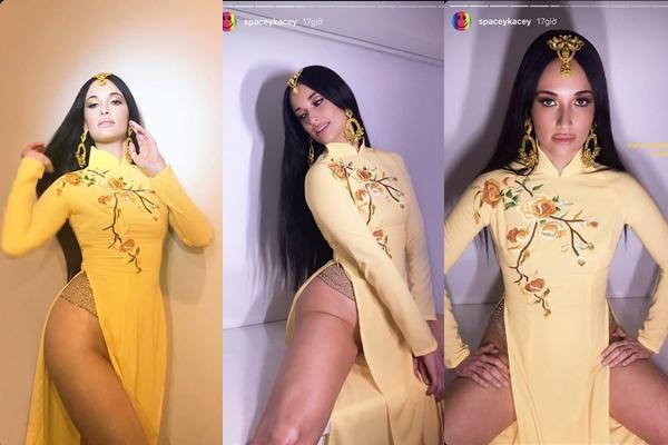 Nữ ca sĩ người Mỹ mặc áo dài không quần từng thắng 6 giải Grammy-1