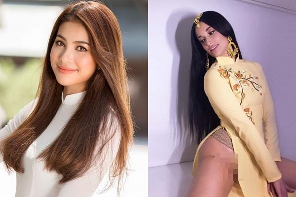 Vì sao ca sĩ Mỹ mặc áo dài không quần bị phản ứng dữ dội?-5