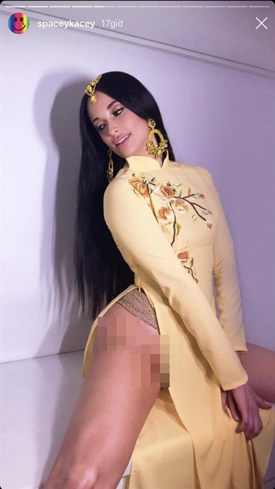 Hoa hậu Phạm Hương công khai chỉ trích nữ ca sĩ Mỹ mặc áo dài không quần-4