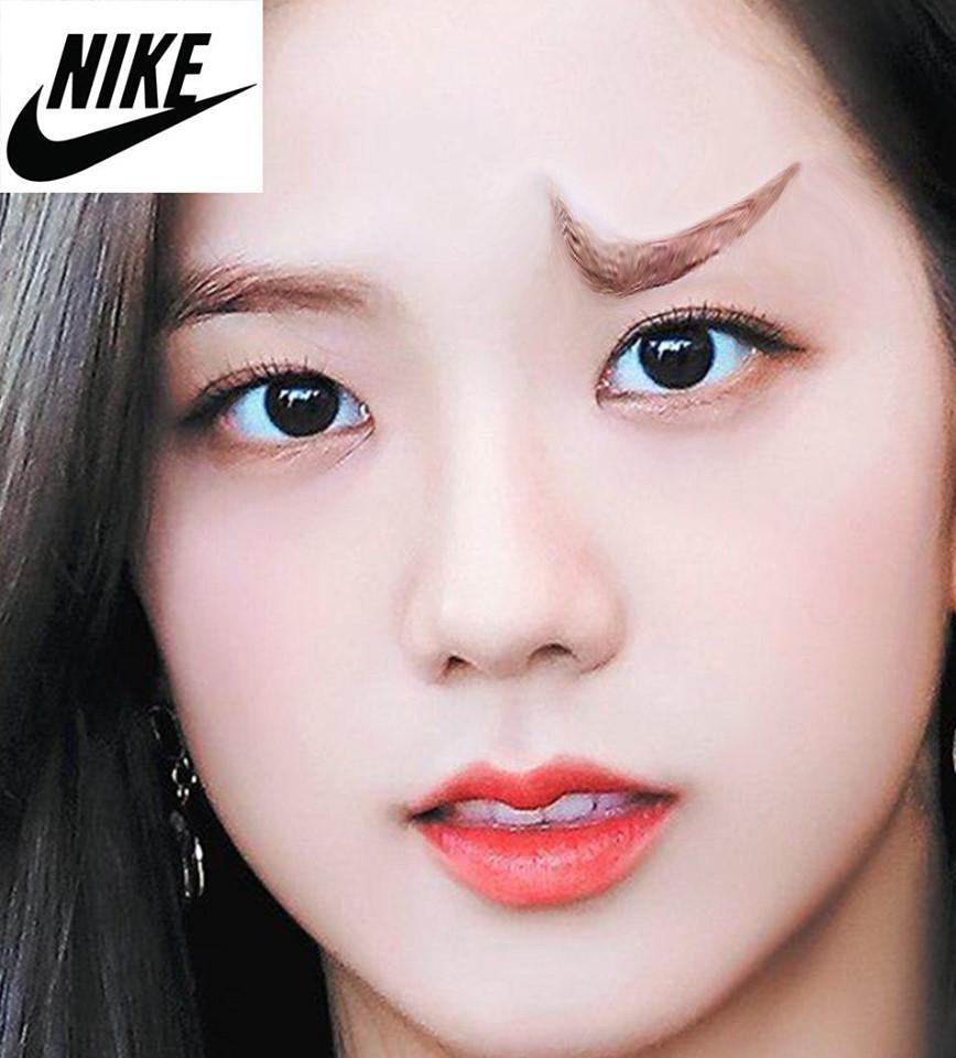 Fan lấy Jisoo BlackPink làm đối tượng thí nghiệm những kiểu lông mày siêu dị-3