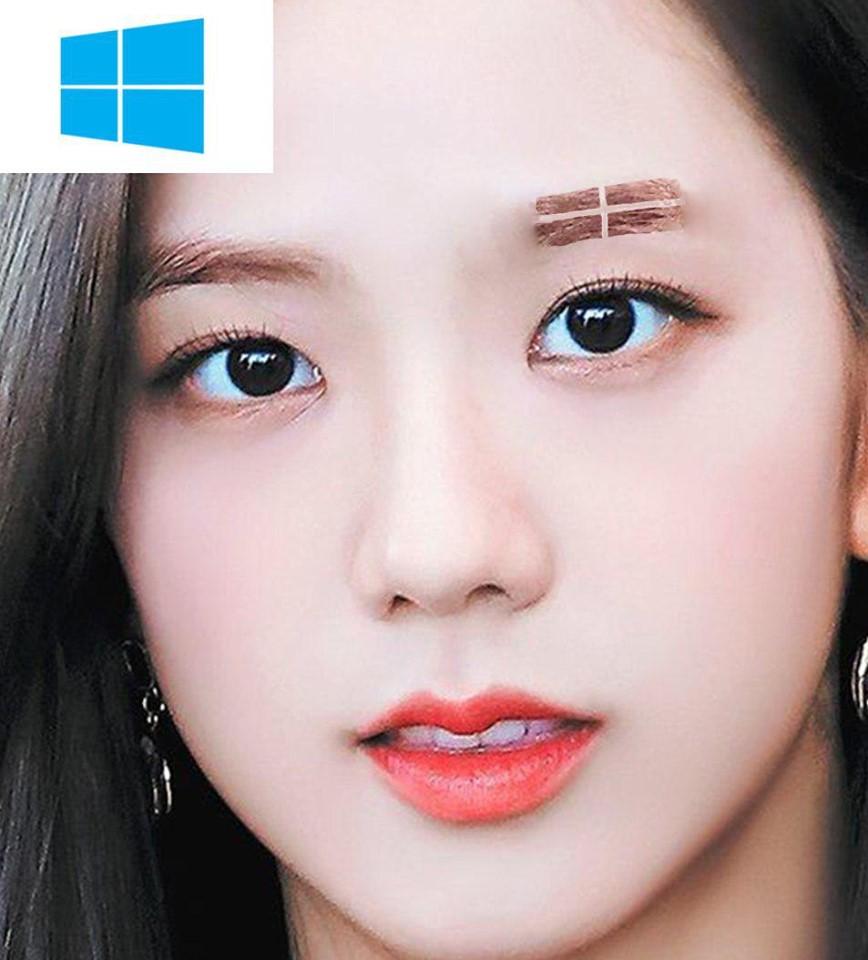 Fan lấy Jisoo BlackPink làm đối tượng thí nghiệm những kiểu lông mày siêu dị-6