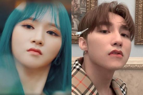 Nữ idol Kpop được chú ý vì có gương mặt giống hệt Sơn Tùng M-TP, nhất là 'bờ môi mazda' đặc trưng