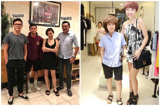 Tóc Tiên nhiều lần lấn át đồng nghiệp nhờ chiều cao thừa hưởng từ gen di truyền