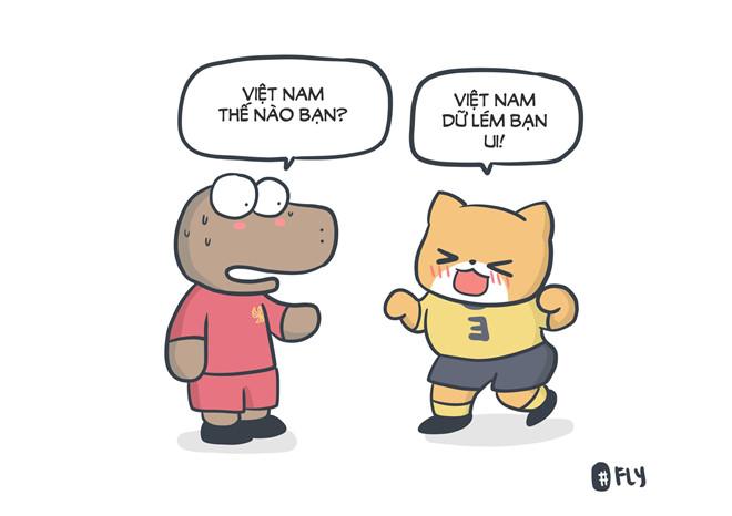 Ảnh chế tuyển Việt Nam quyết tâm trả món nợ 3 năm trước với Indonesia-1