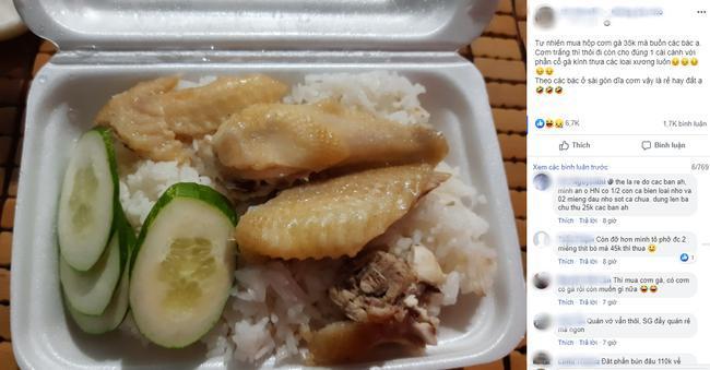 Đặt cơm gà trên mạng, cô nàng ngã ngửa khi nhận hàng vài khúc xương với giá 35k khiến dân mạng xót dùm-1