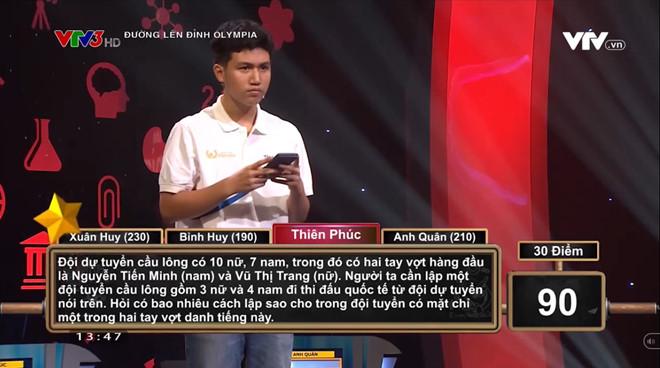 Tranh luận việc thí sinh Olympia chỉ có 20 giây giải câu hỏi toán-1