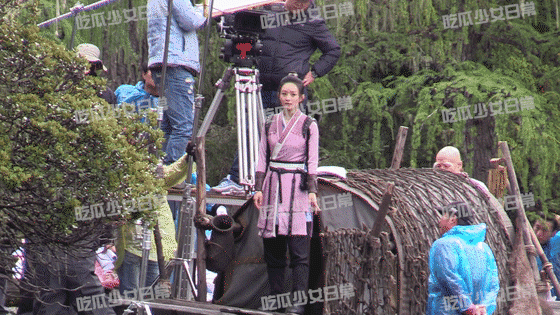 Triệu Lệ Dĩnh được khen ngợi vì chủ động cầm ô che mưa cho trợ lý-5