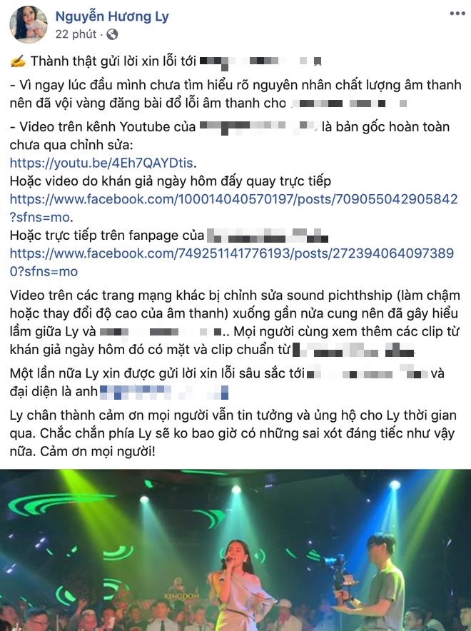 1 tháng nói xin lỗi tới 4 lần, Hương Ly kế vị Hòa Minzy trở thành thánh sorry mới của Vbiz-5