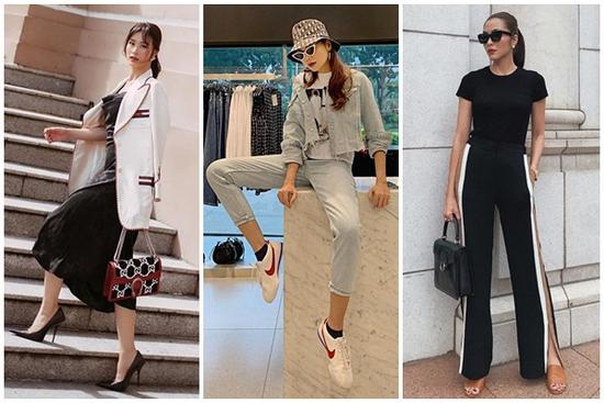 Trước ngày lên xe hoa, Đông Nhi khoe street style chất như 'nữ tổng tài' - Thanh Hằng pose dáng gây chú ý