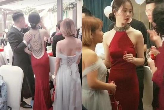 Cô dâu khoe lưng trần trong đám cưới, khi quay mặt khiến ai cũng ngỡ ngàng