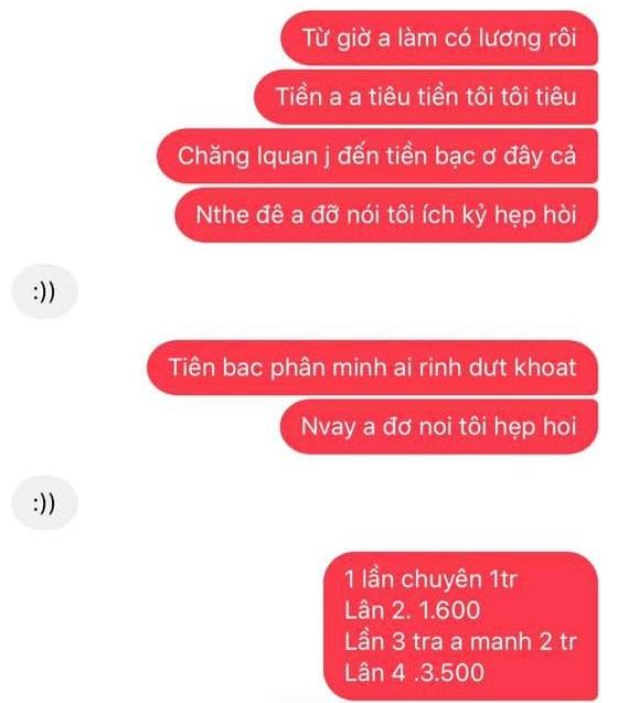 Thanh niên ăn bám, bạn gái chu cấp 8 triệu vẫn đòi thêm-2