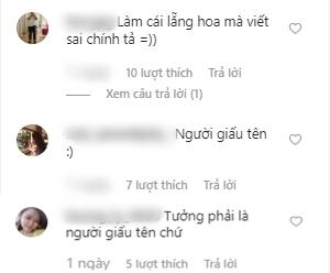 Ngọc Trinh khoe hoa người bí ẩn tặng nhưng ai cũng cười bò vì viết chính tả sai mất rồi!-3