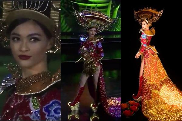 Mặc jumpsuit trong phần thi trang phục dạ hội, Kiều Loan sáng tạo hay lạc đề tại Miss Grand 2019?-7