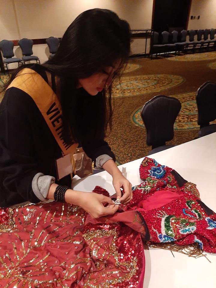 Hơn 1000 đèn led không sáng, phần thi quốc phục của Kiều Loan tại Miss Grand 2019 gây tiếc nuối-8