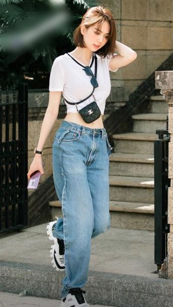 Cứ ngỡ Ngọc Trinh mặc quần ngược ra đường, hóa ra là bắt chước Kendall Jenner-4