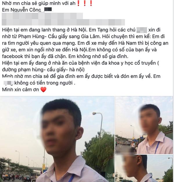 Vượt 300km ra Hà Nội tìm bạn gái quen qua mạng, nam sinh Nghệ An thẫn thờ vì hết lạc đường lại bị crush đá-1