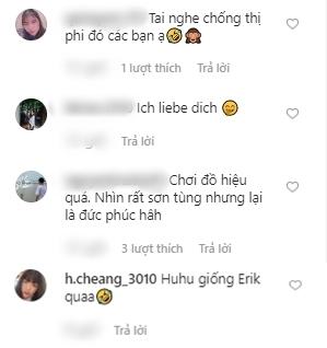 Đức Phúc đi giày cao gót, đeo bịt tai vàng chống thị phi nhưng fan lại thi nhau réo tên Sơn Tùng M-TP và Erik-9