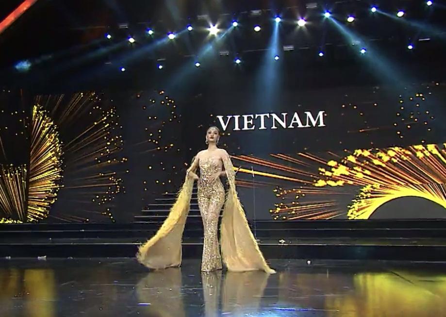 Kiều Loan mặc jumpsuit trình diễn dạ hội, khán giả xem Miss Grand 2019 há hốc với hình ảnh lạ kỳ-4