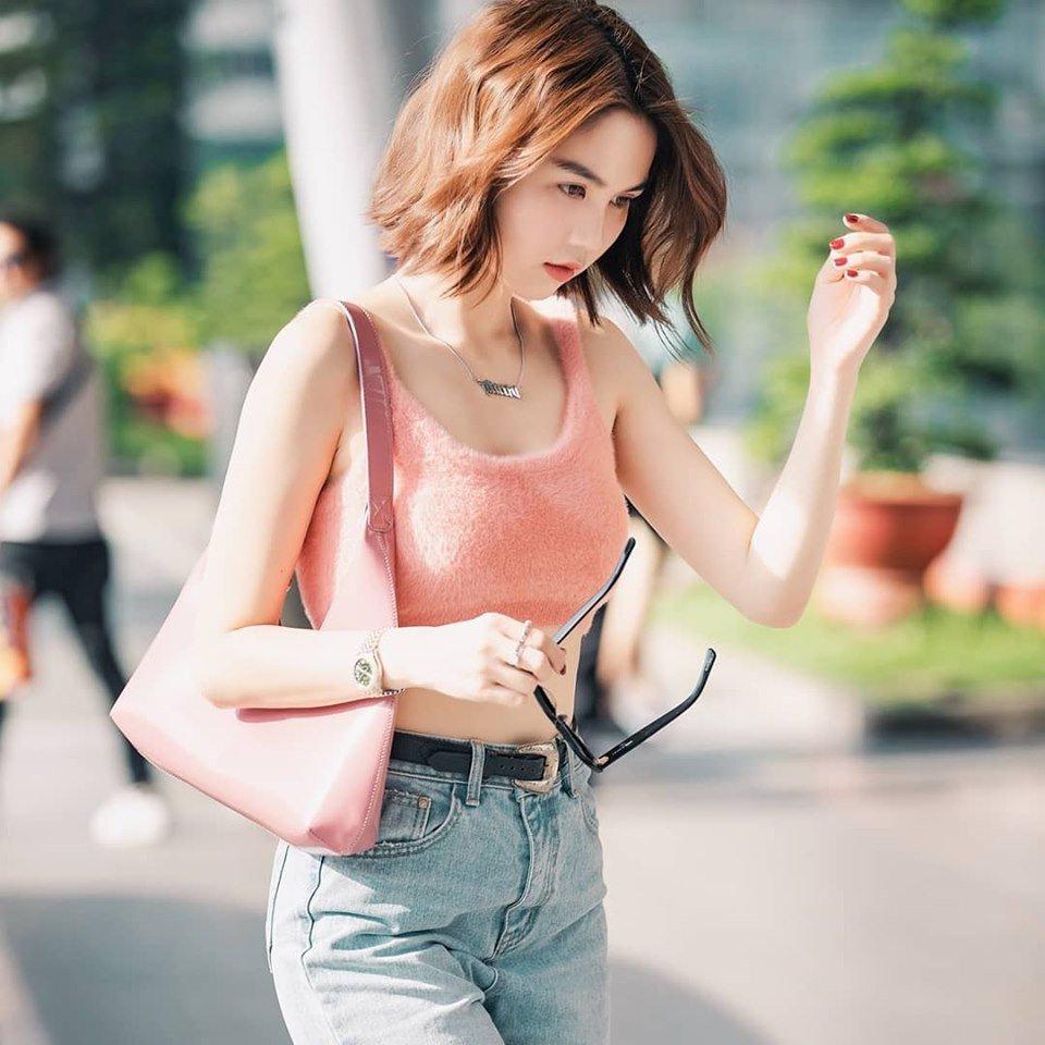 Cùng diện nguyên cây hồng, Ngô Thanh Vân và mỹ nhân đẹp nhất Philippines ai hơn ai?-10