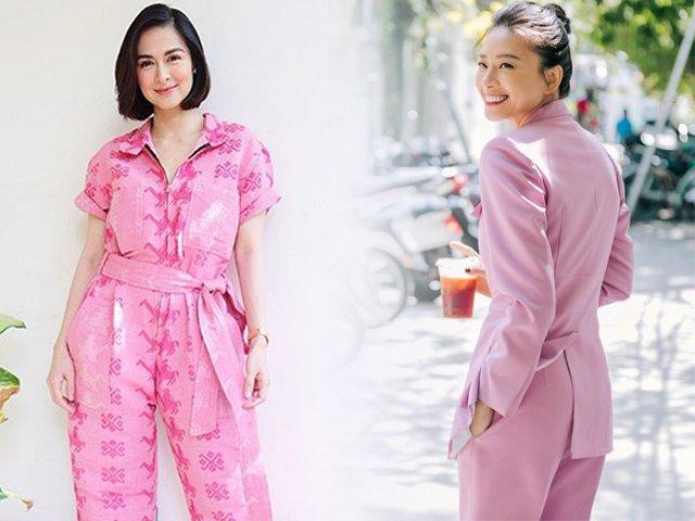 Cùng diện nguyên cây hồng, Ngô Thanh Vân và mỹ nhân đẹp nhất Philippines ai hơn ai?-11