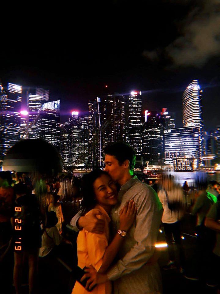 Kỷ niệm 2 năm ngày yêu, Hoàng Oanh chính thức công khai diện mạo bạn trai ngoại quốc-1