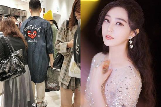 Phạm Băng Băng được người đàn ông lạ hộ tống đi mua sắm tại Nhật Bản