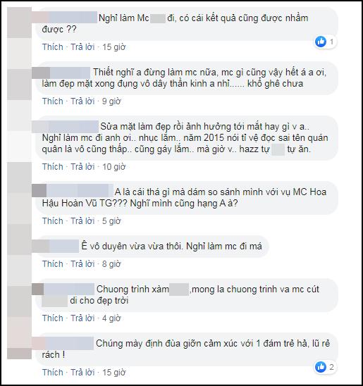 Dân mạng khủng bố Nguyên Khang mất kiểm soát, yêu cầu nam MC phải lập tức bỏ nghề-4