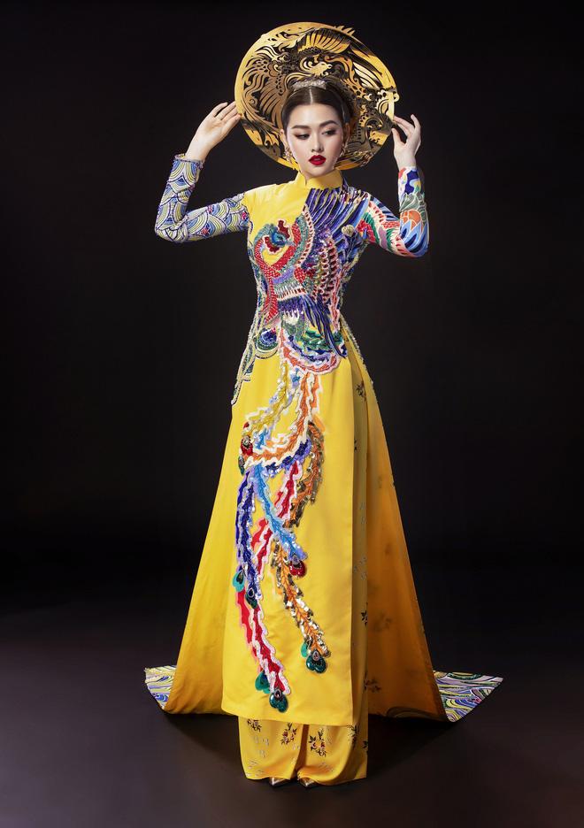 Vừa sang Nhật thi Miss International, Tường San đã tiết lộ hẳn 2 bộ áo dài cực kỳ hoành tráng để thi Quốc phục-9