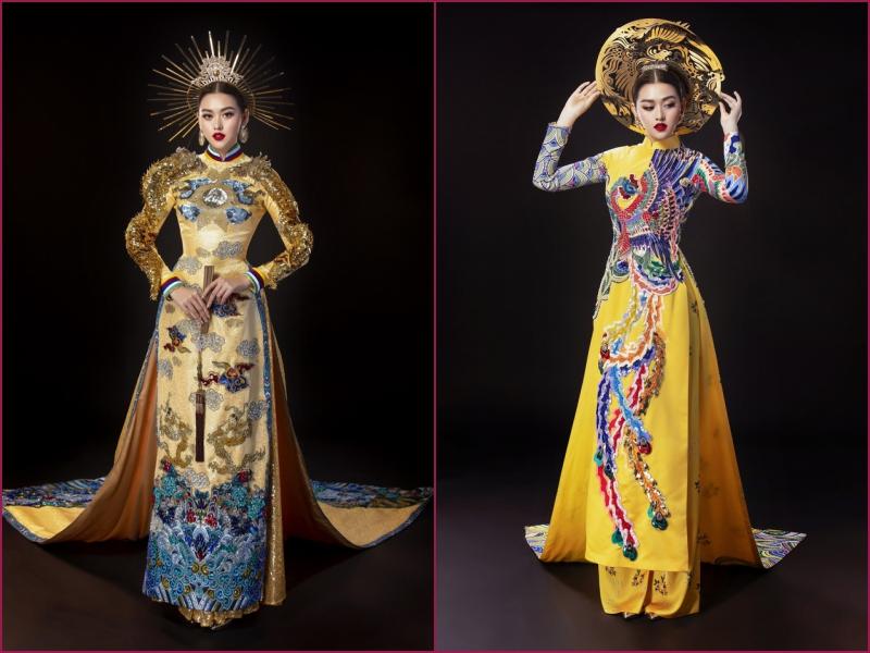 Vừa sang Nhật thi Miss International, Tường San đã tiết lộ hẳn 2 bộ áo dài cực kỳ hoành tráng để thi Quốc phục-10