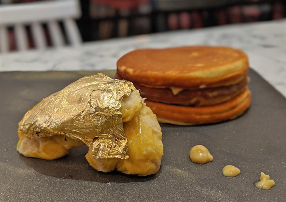 Sầu riêng phủ vàng 24K, món tráng miệng sang chảnh hút khách-2