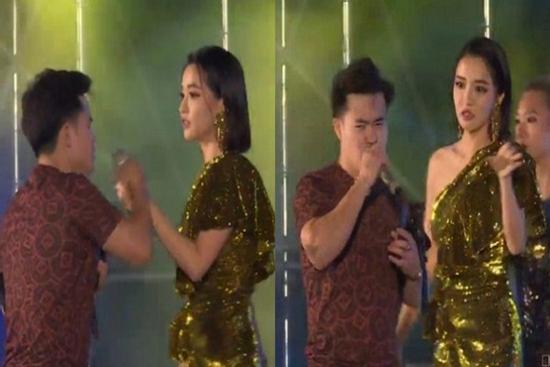 Bị khán giả cướp mic nhưng giọng vẫn 'siêu to khổng lồ', Bích Phương bị tố 'hát nhép cấm chối cãi'