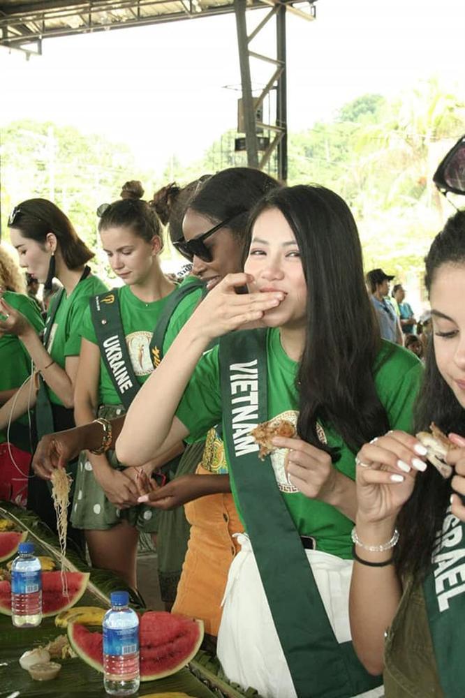 SHOCK: Phương Khánh và thí sinh Hoa hậu Trái đất ngồi la liệt như dân tị nạn trong hậu trường-6
