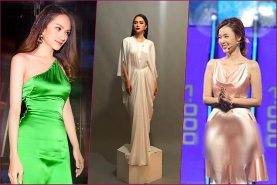 Hoa hậu Hương Giang và dàn mỹ nhân Việt bất ngờ hớ hênh điểm nhạy cảm vì váy lụa