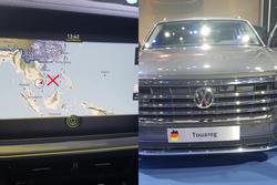 'Đường lưỡi bò' trên xe Volkswagen trưng bày tại VMS 2019