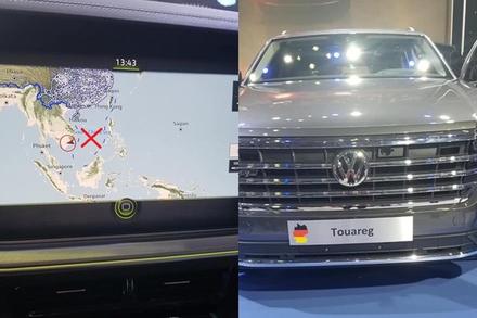 'Đường lưỡi bò' trên xe Volkswagen trưng bày tại VMS 2019