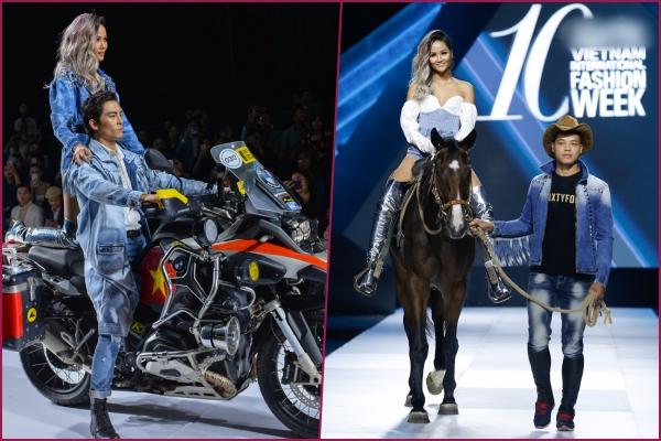 Hoàng Thùy thần thái lấn át dù Lương Thùy Linh mới là vedette trên sàn catwalk-22