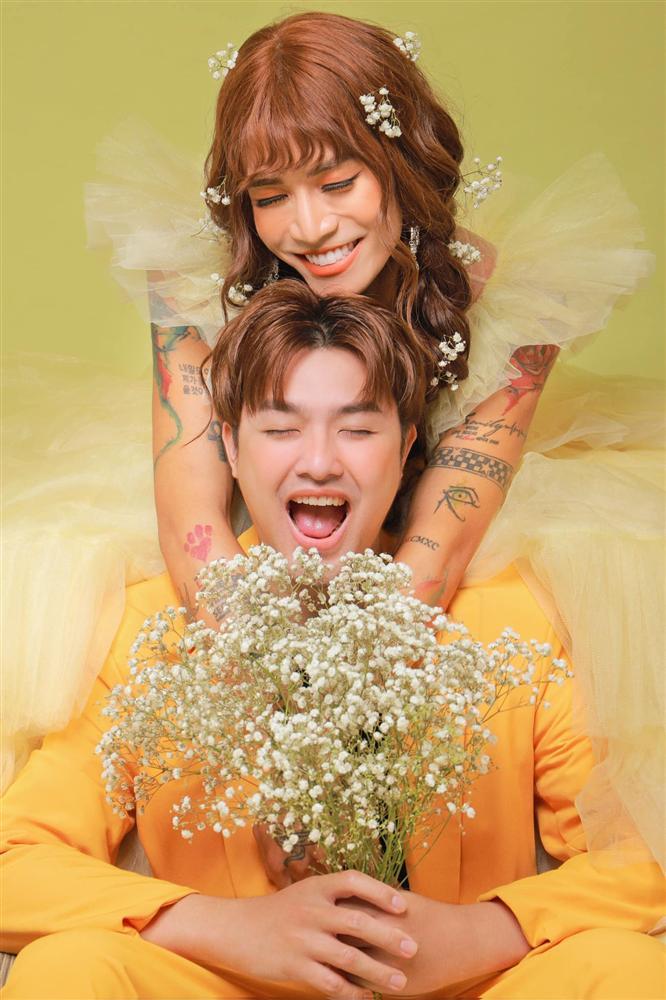 Đúng Halloween BB Trần chơi lớn tung ảnh cưới, lại còn ngỏ ý muốn kết hôn với người tình đồng giới Quang Lâm-2