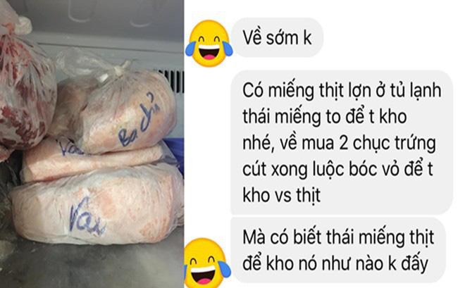 Anh trai của hiếm: Viết tên từng món ăn lên túi đồ trữ đông lại còn chỉ cách nấu làm chị em xuýt xoa-1