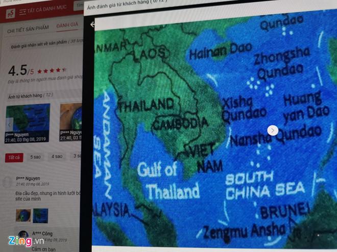 Địa cầu in đường lưỡi bò phi pháp bán trên Sendo và Lazada-1