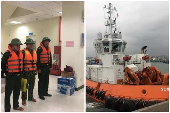 Đã cứu được 12 người trong vụ chìm tàu trên biển Hà Tĩnh