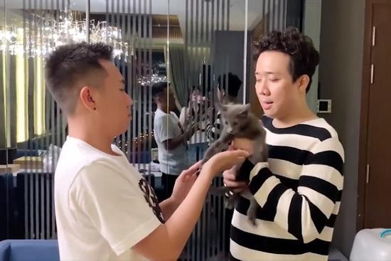 Trấn Thành - Hari Won 'khóc nức nở' khi quyết định tặng mèo Chi Pu cho Anh Đức