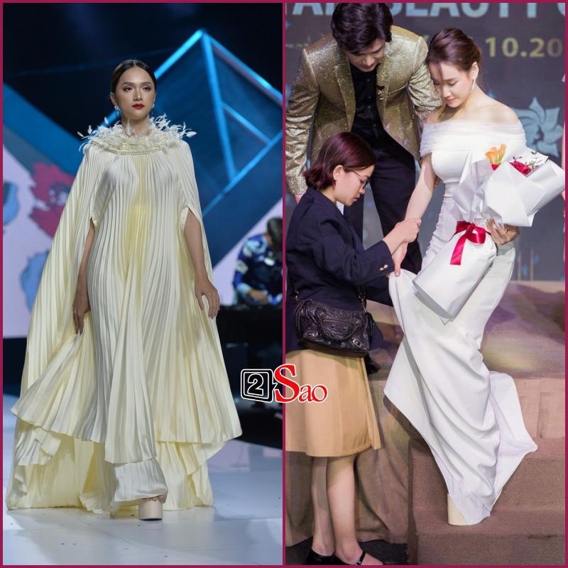 Đam mê đi cà kheo bằng giày 25cm: Hương Giang catwalk đầy thần thái, Nhã Phương cần cả chồng và trợ lý dìu-1