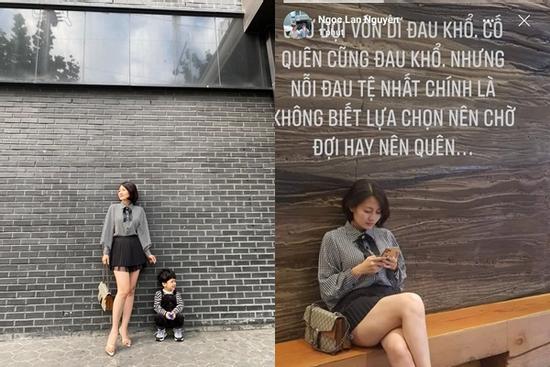 Ngọc Lan tự sự u buồn khiến tin đồn ly hôn Thanh Bình càng có thêm cơ sở
