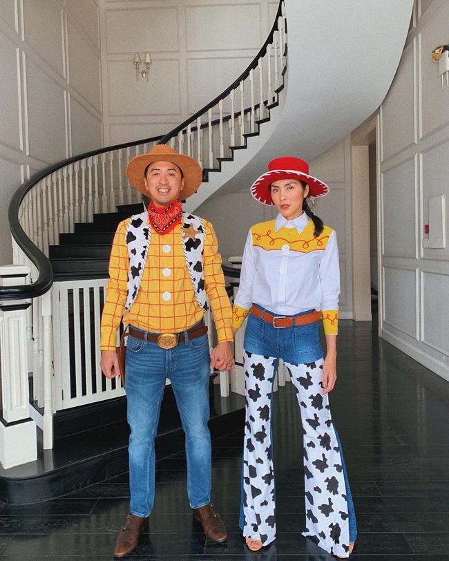 Chồng Hà Tăng có màn cosplay Halloween đụng hàng Châu Kiệt Luân-1