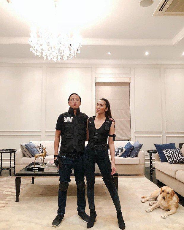 Chồng Hà Tăng có màn cosplay Halloween đụng hàng Châu Kiệt Luân-4