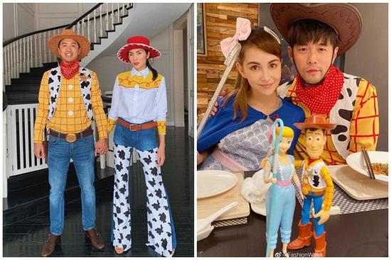 Chồng Hà Tăng có màn cosplay Halloween 'đụng hàng' Châu Kiệt Luân
