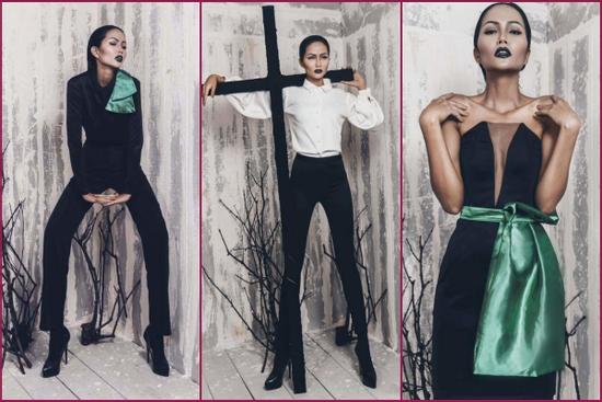 H'Hen Niê trang điểm ma mị, fan khóc thét tưởng chơi lớn Halloween nhưng sự thật khác hẳn