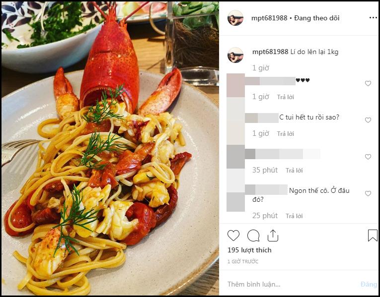 Vừa ăn xong món ngon, hoa hậu Mai Phương Thúy lại âu sầu vì cân nặng lập tức tăng trưởng-1