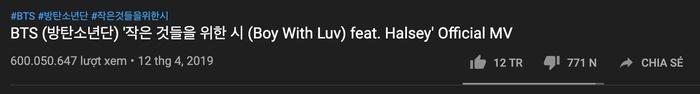 Tin vui cuối tuần cho cộng đồng ARMY: MV Boy With Luv’ vừa cán mốc 600 triệu view-1