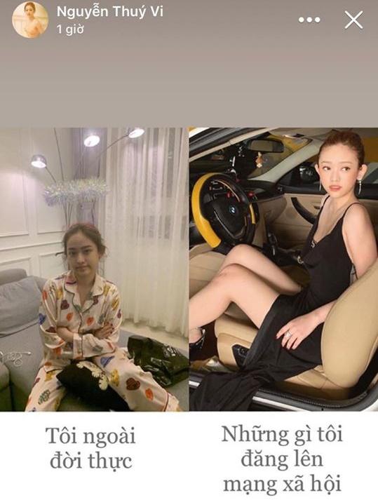 Chẳng cần ai dìm Thúy Vi cũng tự chìm bằng khoảnh khắc lộ nhan sắc đời thực khác xa khi lên hình-1
